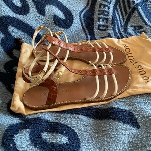 Louis Vuitton monogram sandals
